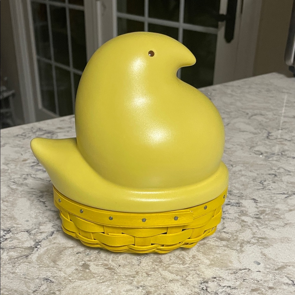 Yellow Chick Decorative Basket